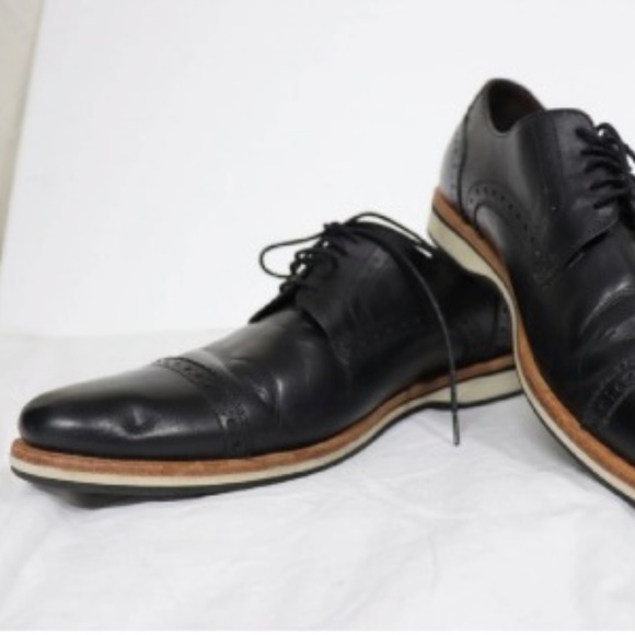 Hugo Boss Black Leather Men\'s Sz 11 Shoes